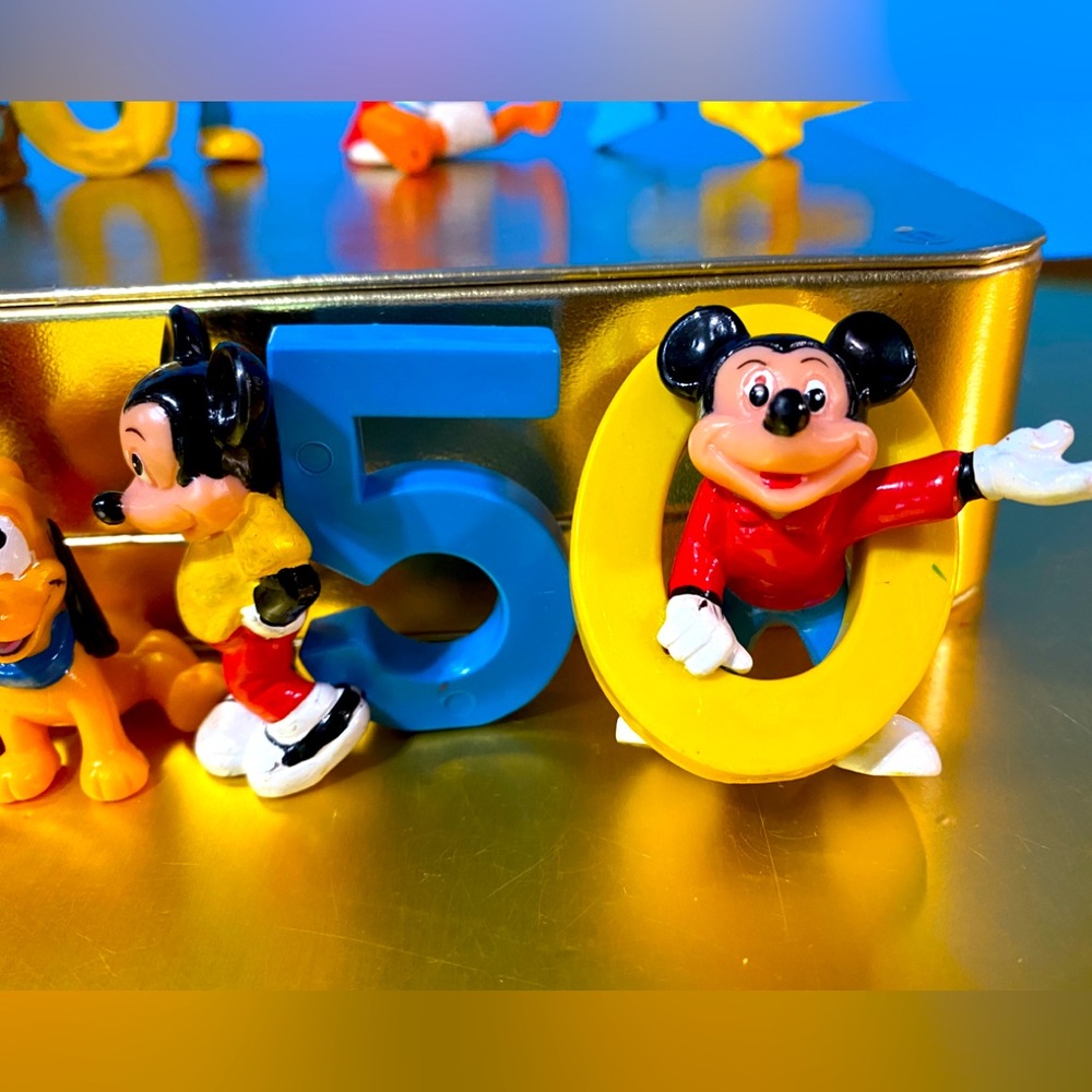 WALT DISNEY VTG 80’s MICKEY PLUTO GOOFY DONALD DUCK w/NUMBERS APPLAUSE PVC TOYS - Picture 9 of 13